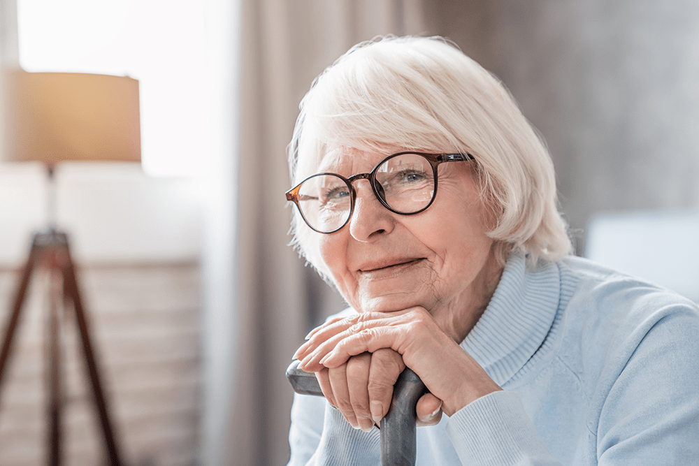 Happy Elderly Woman